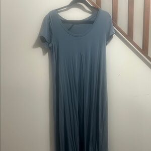 BCBGMaxAzria Slate Blue Maxi Dress